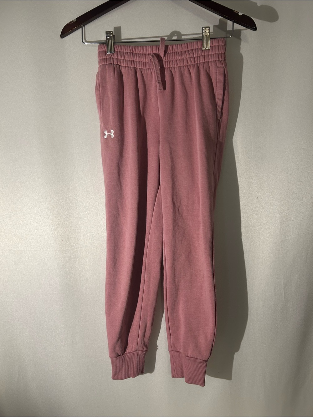 Under Armour Girls Pink Jogger Sweatpants